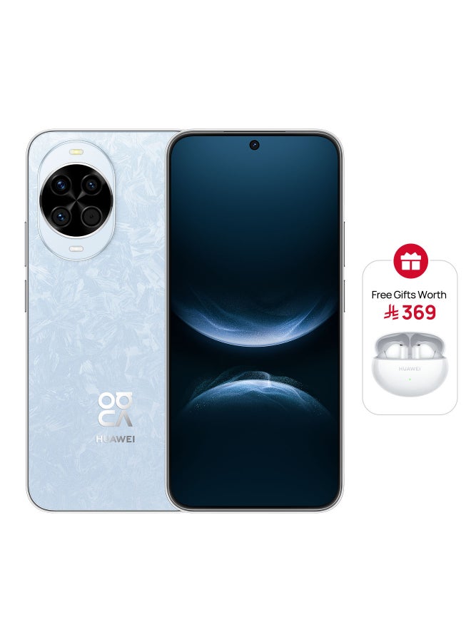 هواوي Nova 14 Dual SIM Blue  12GB  256GB 4G - Middle East Version with Free FreeBuds 6i