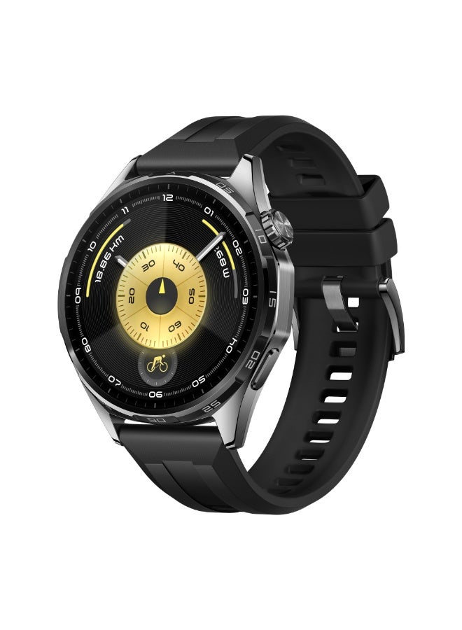 HUAWEI WATCH GT 6 46mm Smart Watch, 1.47'' Display, up to 21 days battery life, Compatible with iOS & Android, Health Monitor, 100+ Sports Modes, Black - Image 1