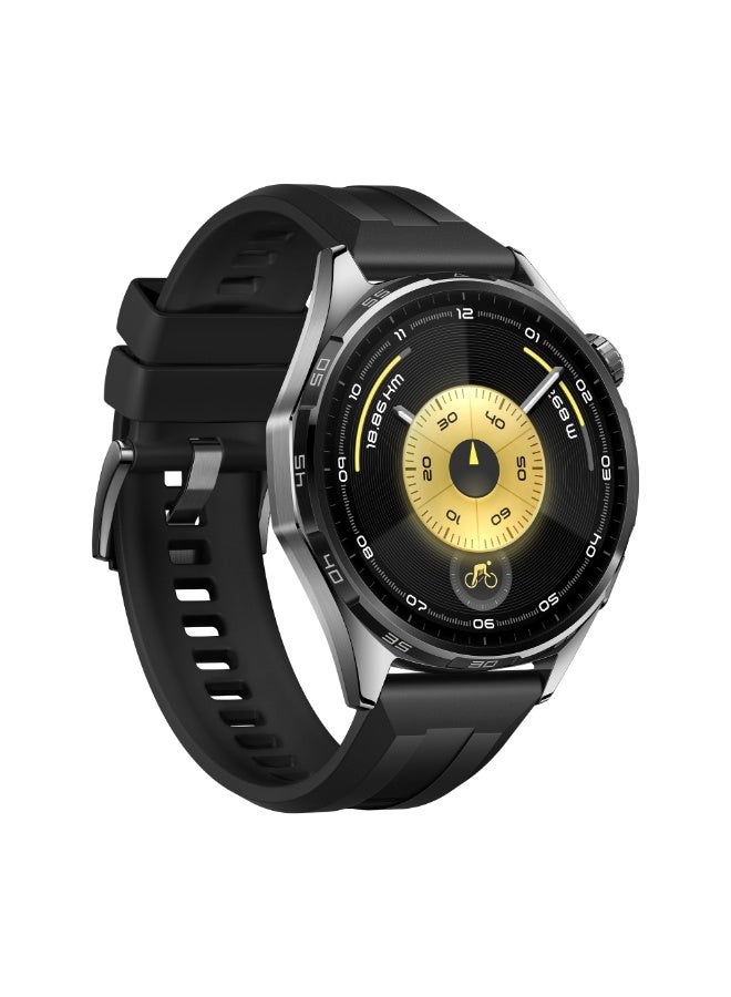 HUAWEI WATCH GT 6 46mm Smart Watch, 1.47'' Display, up to 21 days battery life, Compatible with iOS & Android, Health Monitor, 100+ Sports Modes, Black - Image 3