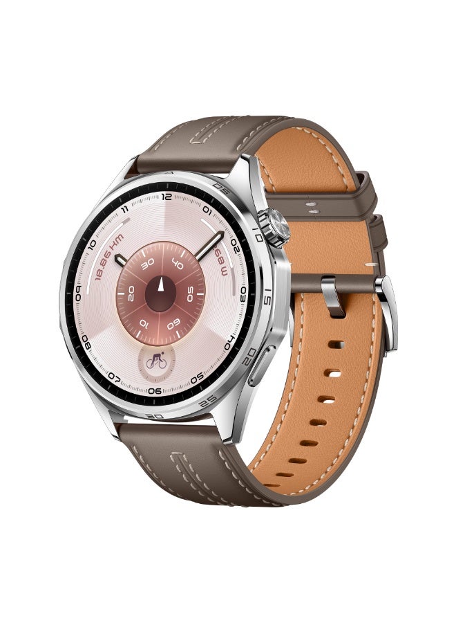 HUAWEI WATCH GT 6 46mm Smart Watch, 1.47'' Display, up to 21 days battery life, Compatible with iOS & Android, Health Monitor, 100+ Sports Modes, Grey - Image 1