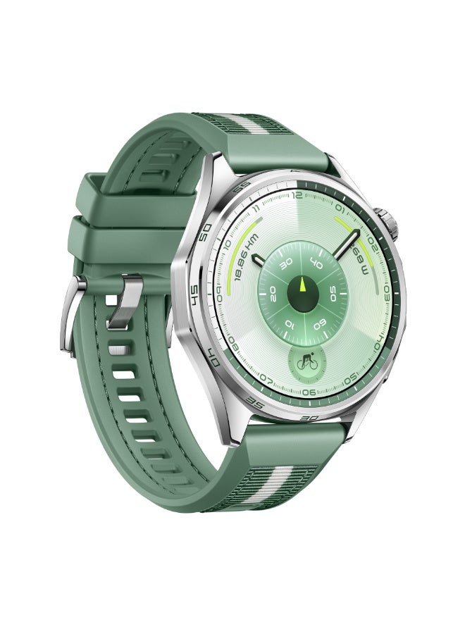 HUAWEI WATCH GT 6 46mm Smart Watch, 1.47'' Display, up to 21 days battery life, Compatible with iOS & Android, Health Monitor, 100+ Sports Modes, Green - Image 3