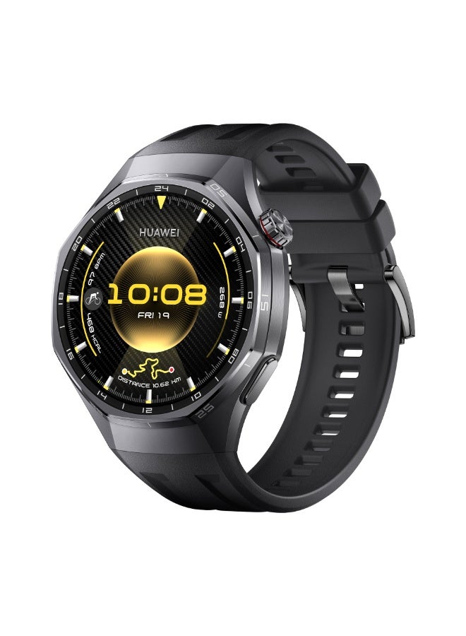 HUAWEI WATCH GT 6 Pro 46mm Smart Watch, 1.47'' Display, up to 21 days battery life, Compatible with iOS & Android, ECG Analysis, Health Monitor, Black - Image 1