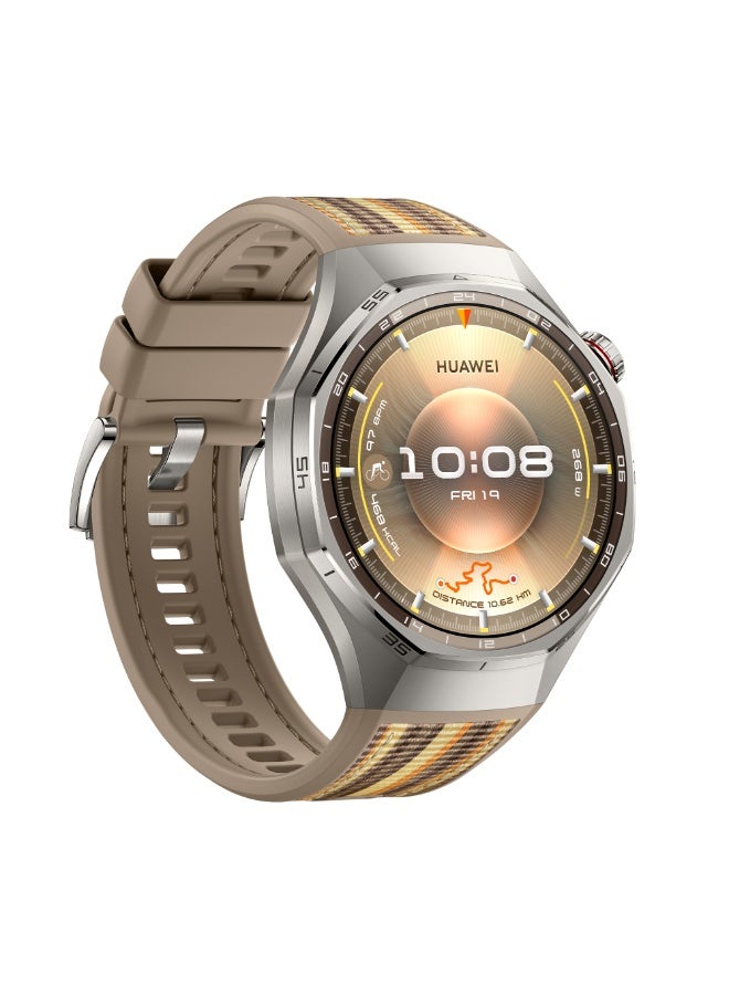 HUAWEI WATCH GT 6 Pro 46mm Smart Watch, 1.47'' Display, up to 21 days battery life, Compatible with iOS & Android, ECG Analysis, Health Monitor, Brown - Image 3