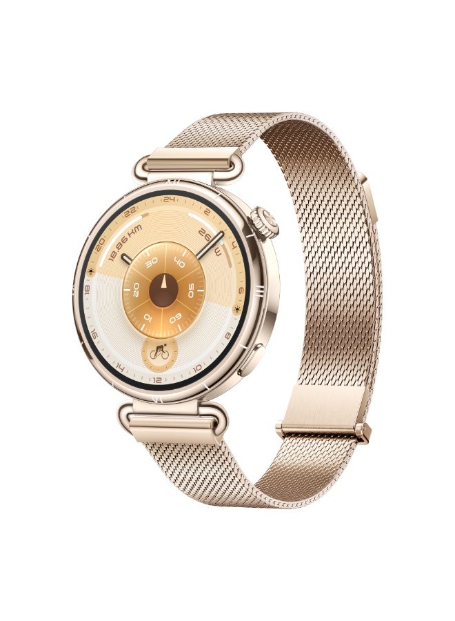 HUAWEI WATCH GT 6 41mm Smart Watch, 1.47'' Display, up to 14 days battery life, Compatible with iOS & Android, Health Monitor, 100+ Sports Modes, Gold - Image 1