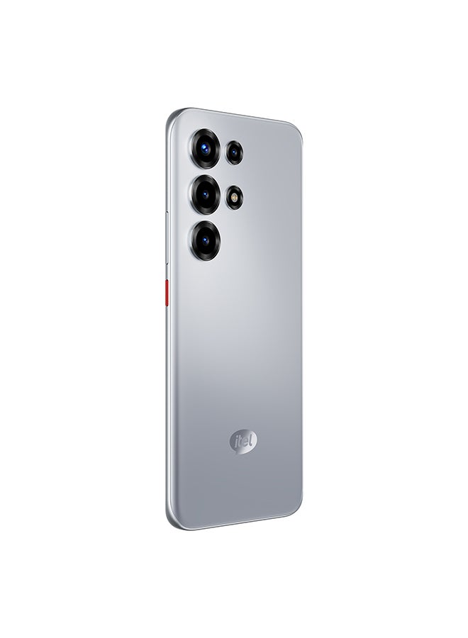 ITEL S26 Ultra Dual SIM Moonstone Silver 8+16GB RAM 256GB 4G - Middle East Version Version - Image 5