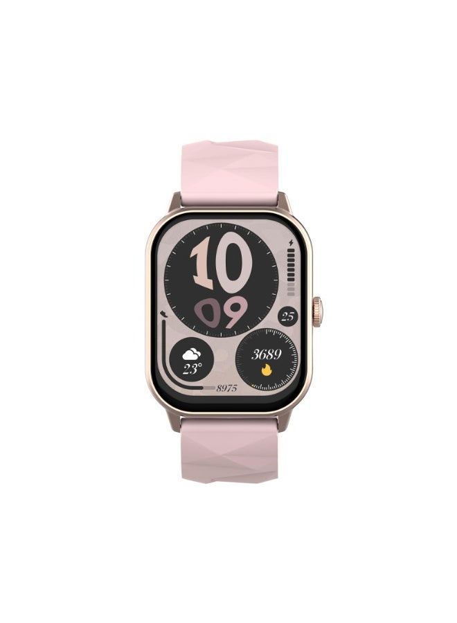 Oraimo Watch 5 Bluetooth Call Smart Watch 2.01inch HD Display Fitness Watch, 300 mAh, Scratch-resistant &Anti-Explosion Tempered Glass Screen with 100+ Sports Modes Berry Grey - Image 4