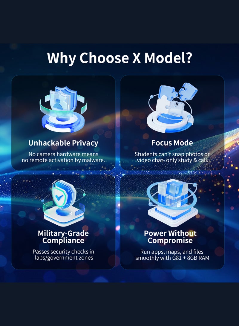 جي تاب هاتف ذكي بدون كاميرا وبدون GPS، 8 جيجابايت RAM + 256 جيجابايت ROM - Image 3