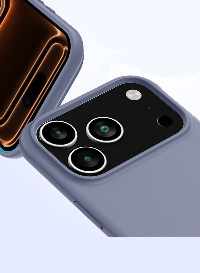 MARGOUN Liquid Silicone Protective Phone Case for iPhone 17 Pro , Soft Anti-Scratch Microfiber Lining Utra Slim Drop Protection Phone Cover - Olive Green-1 - Image 3