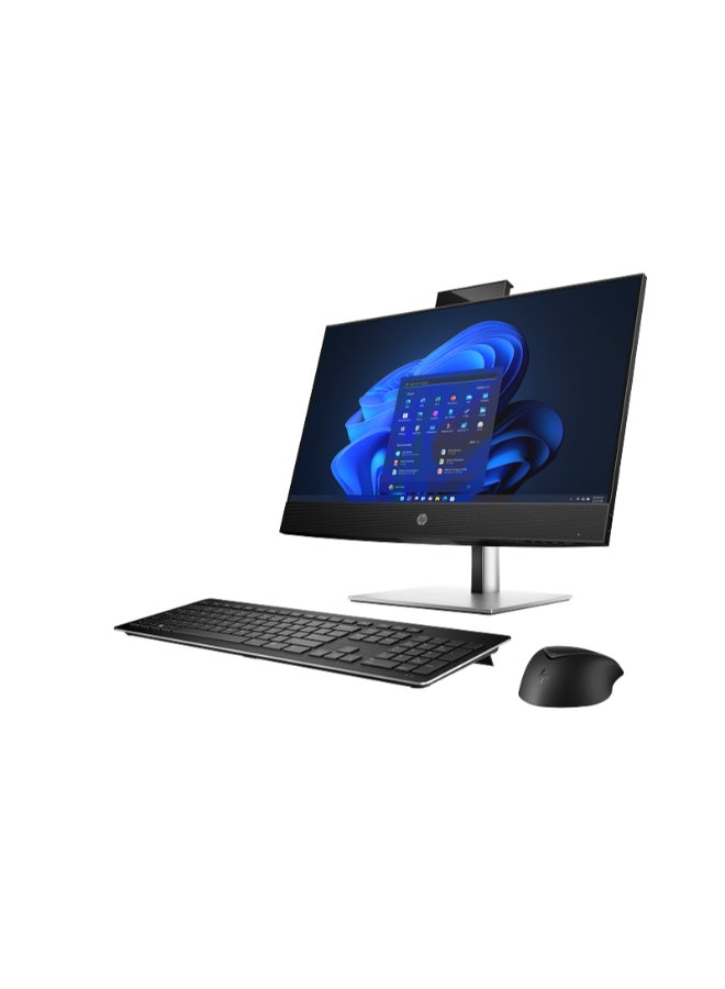 HP ProOne 440 G9 All-in-One With 23.8 Inch Full HD (1920X1080) Display, Intel Core i7-12700T Processor/8GB RAM DDR4/ 512GB SSD/DOS(Without Windows)/Intel UHD Graphics 770 Graphics/ English/Arabic Black - Image 2