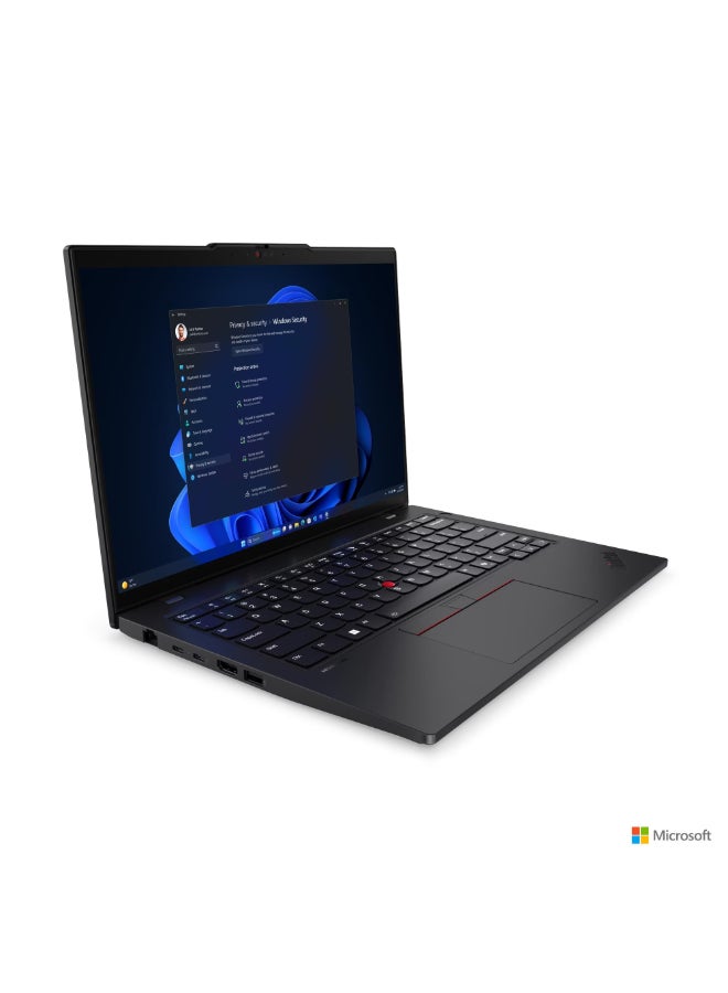 لينوفو ThinkPad L14 Gen 5 Laptop With 14 inch WUXGA (1920x1200) Display, Intel Core Ultra 7-155U Processor/16GB RAM DDR5/512GB SSD/Integrated Intel Graphics/Windows 11 Pro/ English/Arabic Black - Image 3