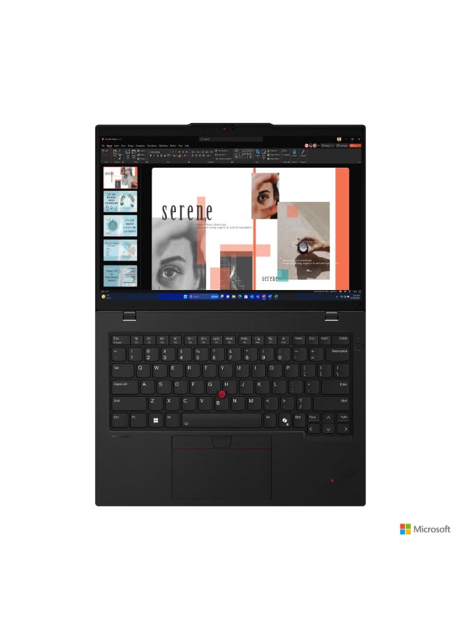 لينوفو ThinkPad L14 Gen 5 Laptop With 14 inch WUXGA (1920x1200) Display, Intel Core Ultra 7-155U Processor/16GB RAM DDR5/512GB SSD/Integrated Intel Graphics/Windows 11 Pro/ English/Arabic Black - Image 4