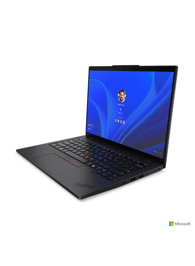 لينوفو ThinkPad L14 Gen 5 Laptop With 14 inch WUXGA (1920x1200) Display, Intel Core Ultra 7-155U Processor/16GB RAM DDR5/512GB SSD/Integrated Intel Graphics/Windows 11 Pro/ English/Arabic Black - Image 2