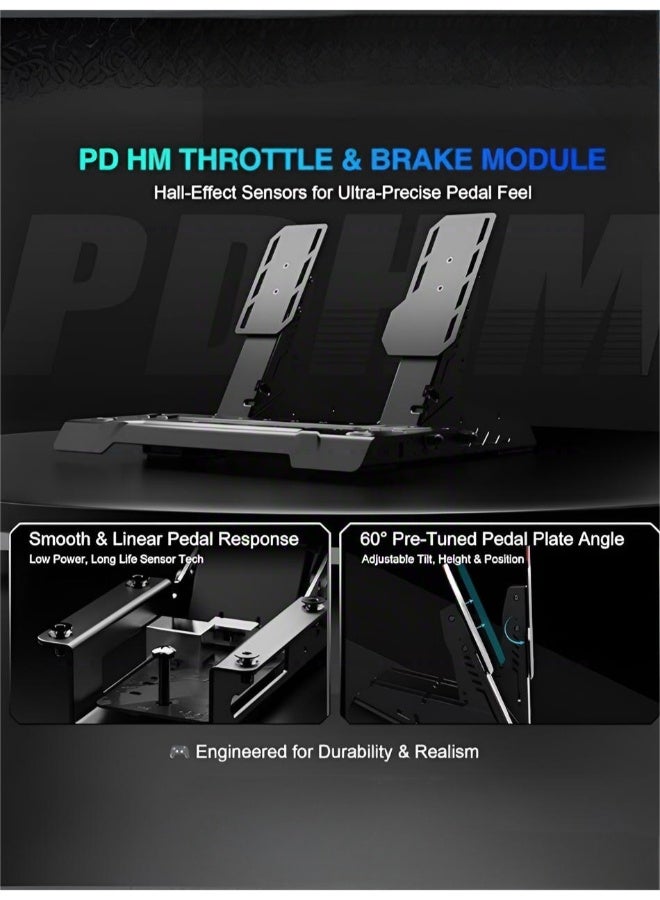 بي اكس ان مجموعة عجلة القيادة VD4 مع قاعدة عجلة القيادة و مجموعة الدواسات مع ردود فعل متقدمة للقوة للكمبيوتر الشخصي و PS4 - Image 4