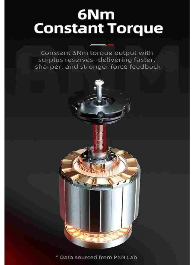 بي اكس ان قاعدة عجلة القيادة VD6 Driving Force - قاعدة قيادة مباشرة مع ردود فعل عالية الدقة لمحاكاة السباق - Image 5