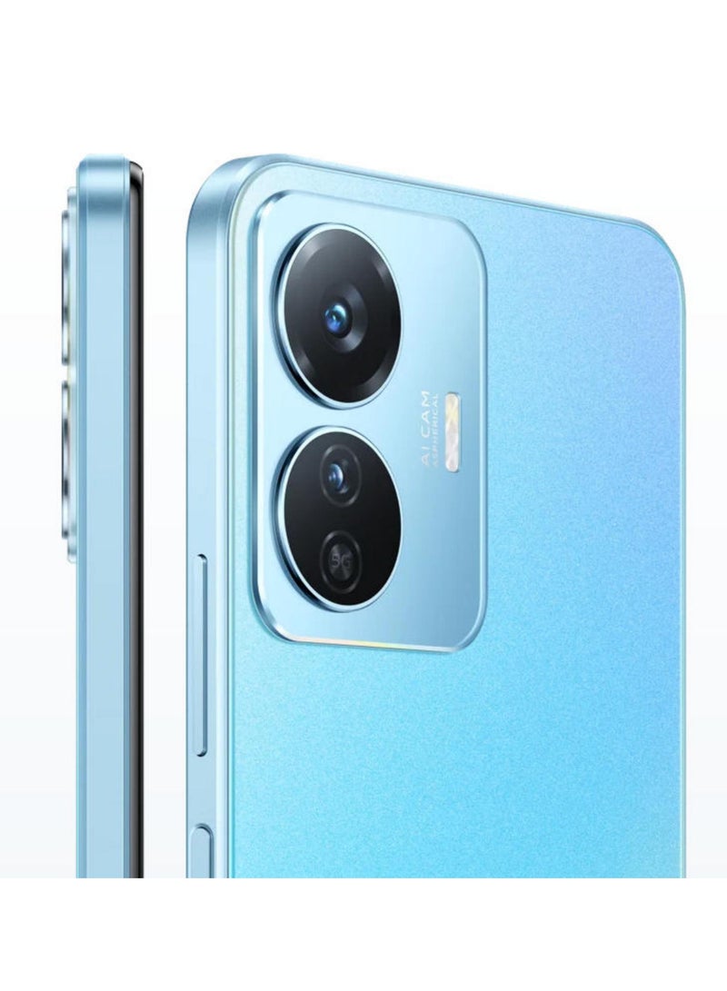vivo Y77e 5G Dual Sim Blue Gradient 12GB RAM 256GB 5G With Free Gift VIVO LIFE Large Capacity Backpack - Image 2