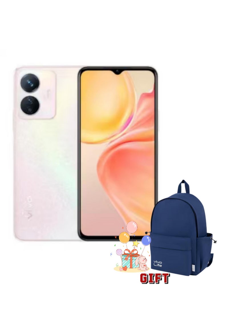 vivo Y77e 5G Dual Sim Pink 12GB RAM 256GB 5G With Free Gift VIVO LIFE Large Capacity Backpack - Image 1