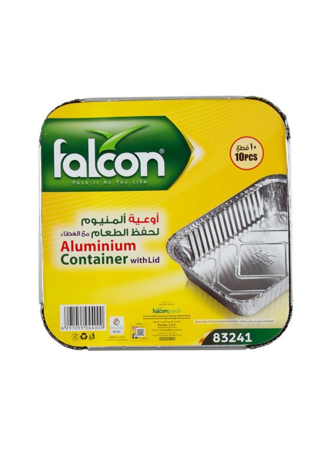 فالكون حاوية فالكوم الألمنيوم مستطيلة مع غطاء 83241 (1 × 10 قطع) - Image 1