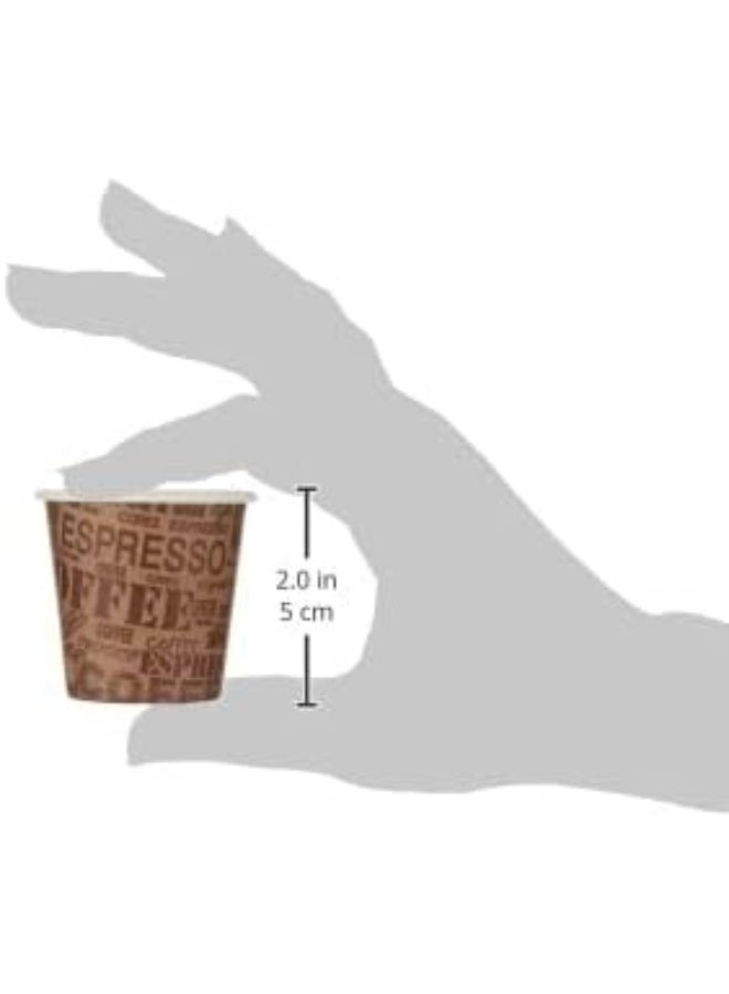 Falcon Paper Cup 2.5 Oz. - 50 Pieces Brown - Image 4