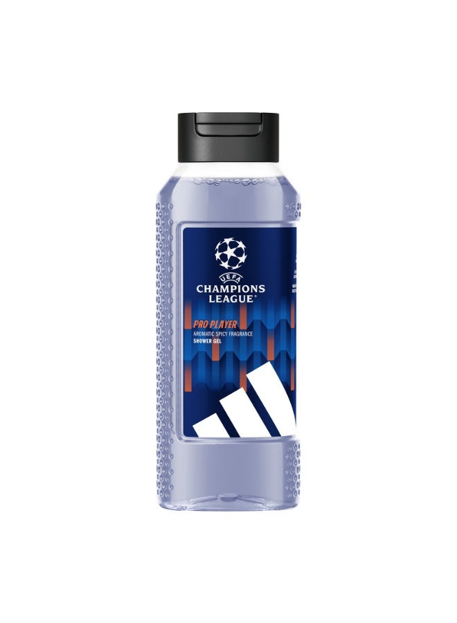 Adidas UEFA Champions League PRO PLAYER Edition - Shower Gel 250ml Clear 250ml - Image 1