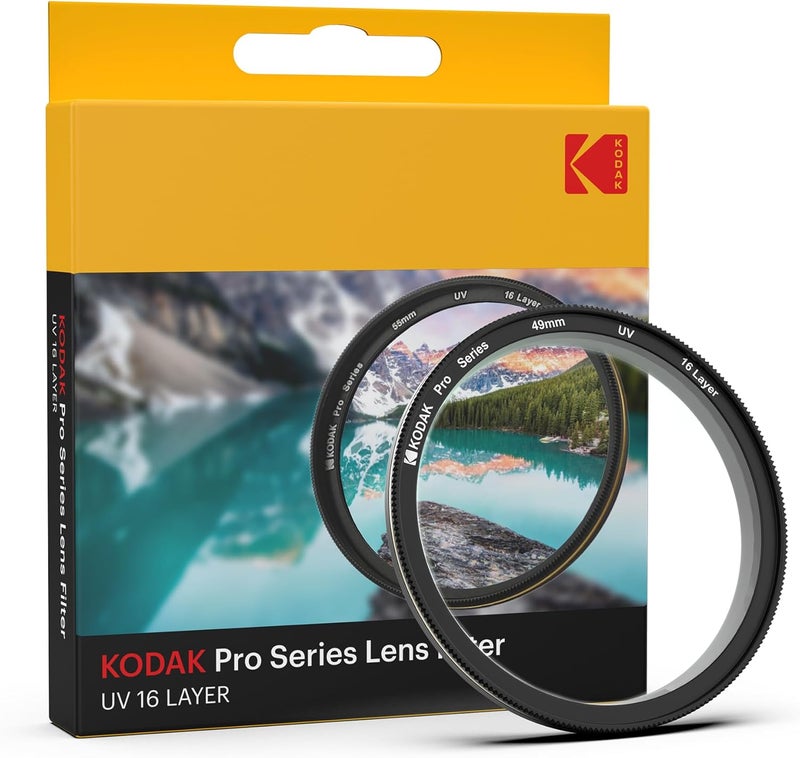 Kodak Renewed - Kodak 49mm Pro Series UV Lens Filter Black - Image 2
