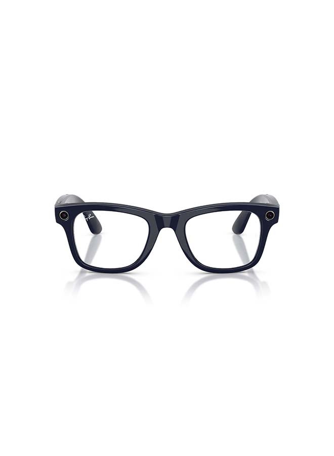 Meta RAY-BAN Wayfarer (Gen 2) Shiny Cosmic Blue Frame Clear to Sapphire Transitions Lens Standard High bridge Shiny Cosmic Blue Clear to Sapphire Transitions - Image 1