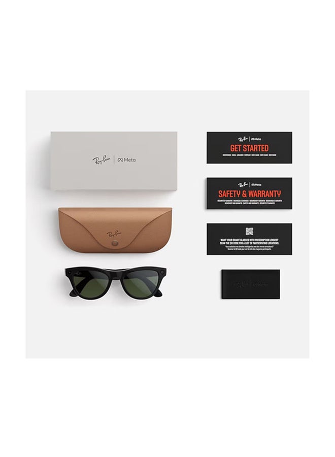 Meta Ray-Ban Meta Skyler (Gen 2) Frame Shiny Black Lenses Graphite Shiny Black Shiny Black - Image 4