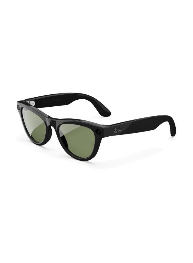 ميتا RAY-BAN Skyler (Gen 2) Shiny Black Frame Gradient Graphite Lens Standard High bridge Shiny Black Gradient Graphite - Image 1
