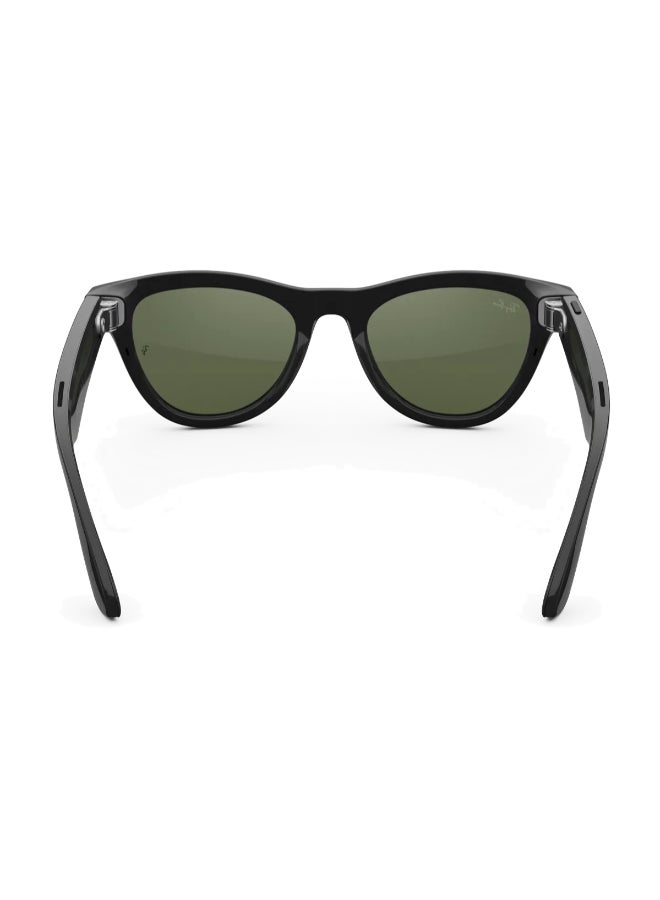 ميتا RAY-BAN Skyler (Gen 2) Shiny Black Frame Gradient Graphite Lens Standard High bridge Shiny Black Gradient Graphite - Image 4