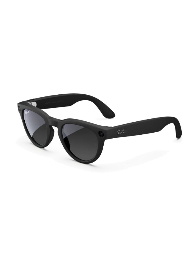 ميتا RAY-BAN Headliner (Gen 2) Matte Black Frame Gradient Graphite Lens Standard High bridge Matte Black Gradient Graphite - Image 4