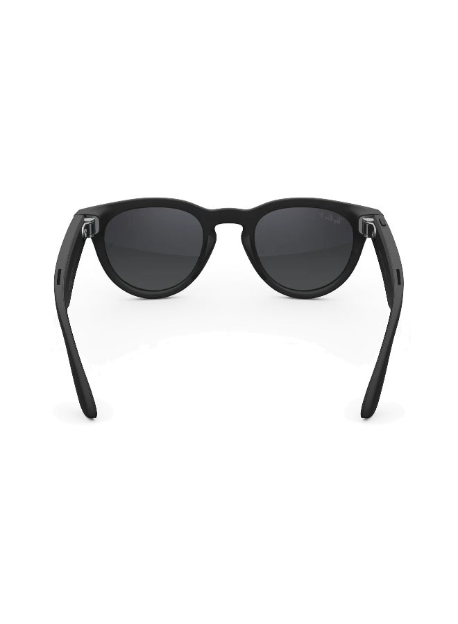ميتا RAY-BAN Headliner (Gen 2) Matte Black Frame Gradient Graphite Lens Standard High bridge Matte Black Gradient Graphite - Image 3