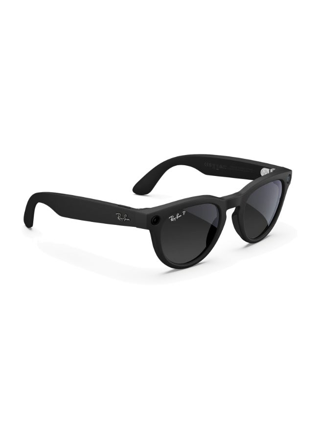 ميتا RAY-BAN Headliner (Gen 2) Matte Black Frame Gradient Graphite Lens Standard High bridge Matte Black Gradient Graphite - Image 2