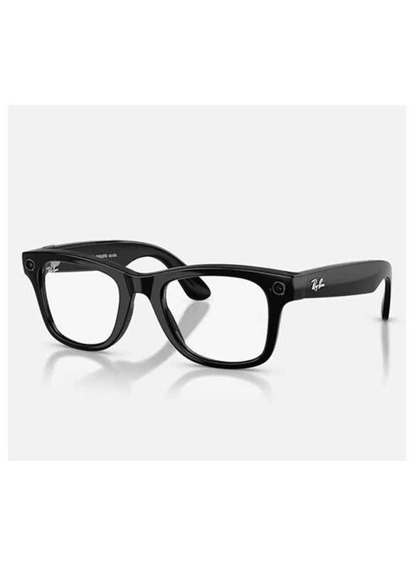 Meta Ray-Ban Meta Wayfarer (Gen 2) Frame Shiny Black Lenses Clear/Graphite Green Transitions Shiny Black Shiny Black - Image 1