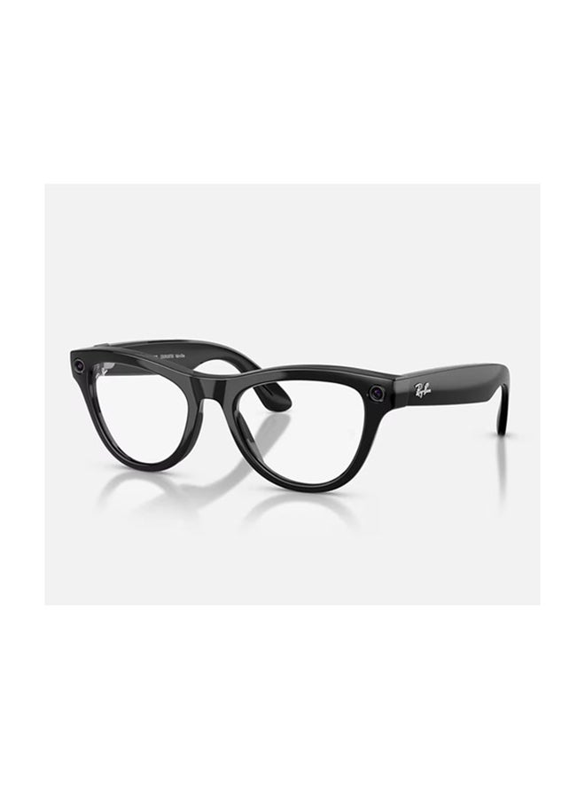 Meta Ray-Ban Meta Skyler (Gen 2) Frame Shiny Black Lenses Clear/Graphite Green Transitions Shiny Black Shiny Black - Image 1