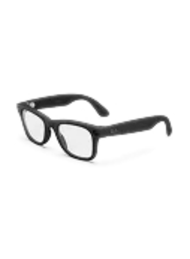 ميتا RAY-BAN Wayfarer (Gen 2) Matte Black Frame Clear Lens Standard High bridge Matte Black Clear - Image 1