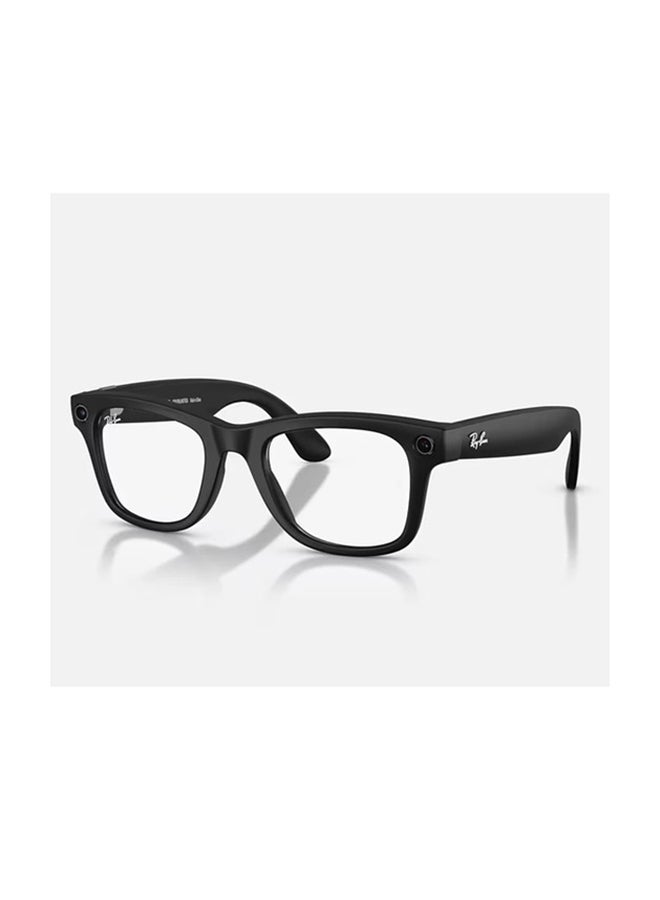 Meta Ray-Ban Meta Wayfarer (Gen 2) Frame Matte Black Lenses Clear/Grey Transitions Matte Black Matte Black - Image 1