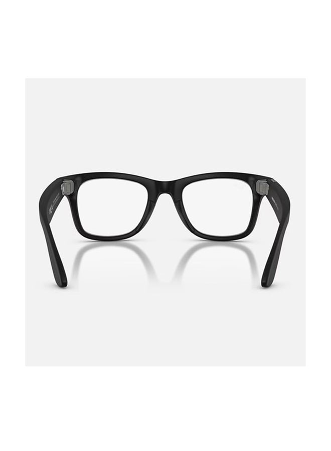 Meta Ray-Ban Meta Wayfarer (Gen 2) Frame Matte Black Lenses Clear/Grey Transitions Matte Black Matte Black - Image 3