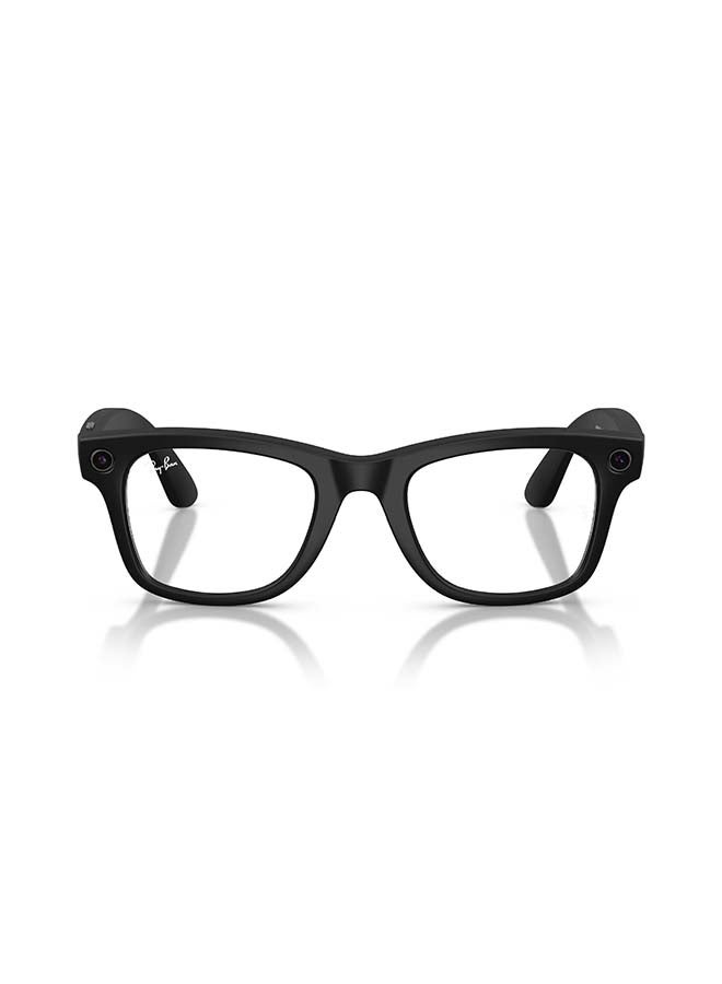 Meta RAY-BAN Wayfarer (Gen 2) Matte Black Frame Clear to Grey Transitions Lens Standard High bridge Matte Black Clear to Grey Transitions - Image 1