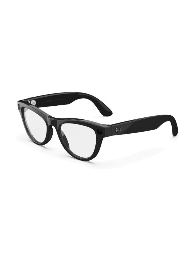ميتا RAY-BAN Skyler (Gen 2) Shiny Black Frame Clear Lens Standard High bridge Shiny Black Clear - Image 1