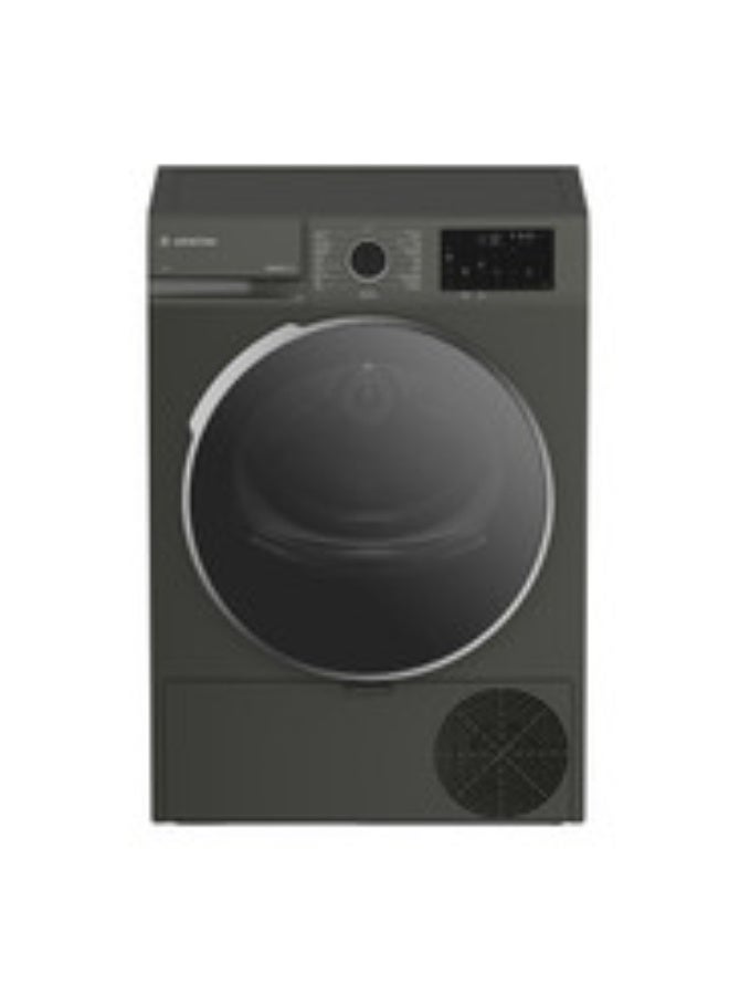 Ariston Dryer Front Load - Condensing (Heating pump) - 10 Kg Drying - 15 Programs - ARDH102DMSA Gray - Image 1