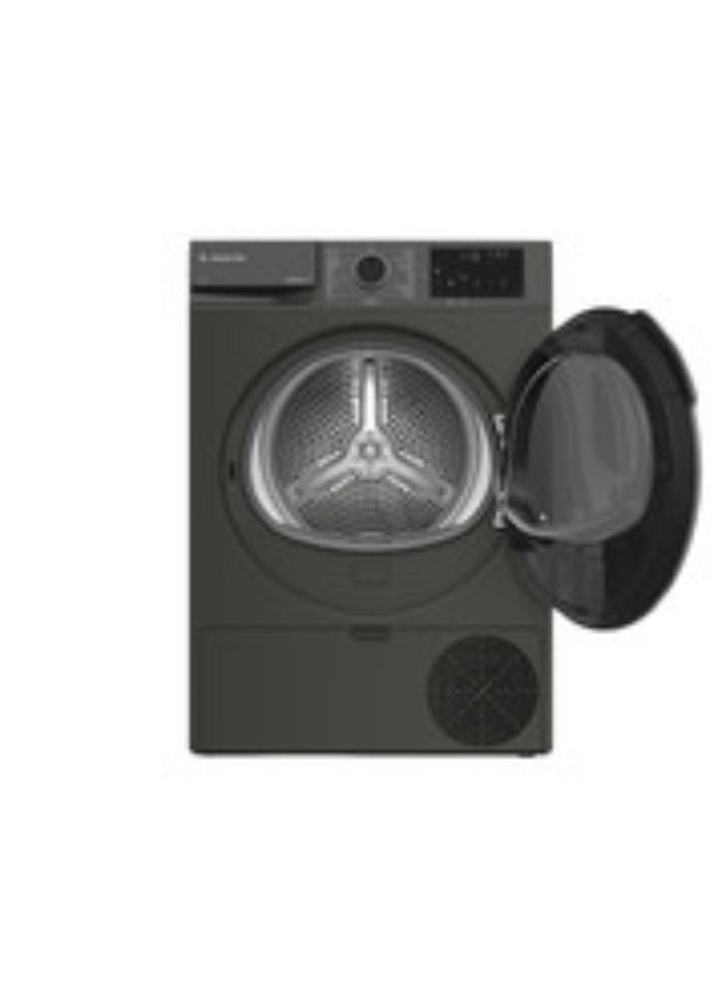 Ariston Dryer Front Load - Condensing (Heating pump) - 10 Kg Drying - 15 Programs - ARDH102DMSA Gray - Image 3