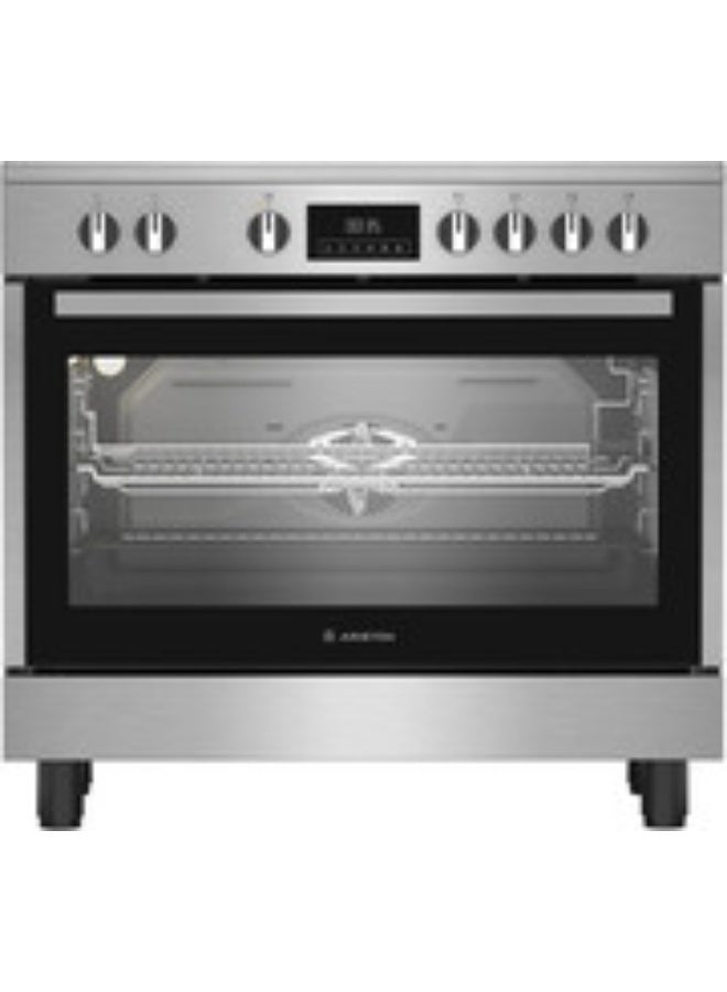 أريستون Electric Cooker Ceramic - 111 L - 5 Hot Plates - ARR9EV830207XME Silver - Image 1