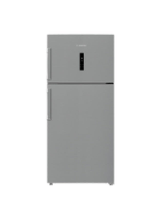 Ariston Refrigerator and freezer double door -16.4 Cu.ft - 5.8 Cu.ft - Titanium Inox - ART83F6653XSA ART83F6653XSA Titanium Inox - Image 1