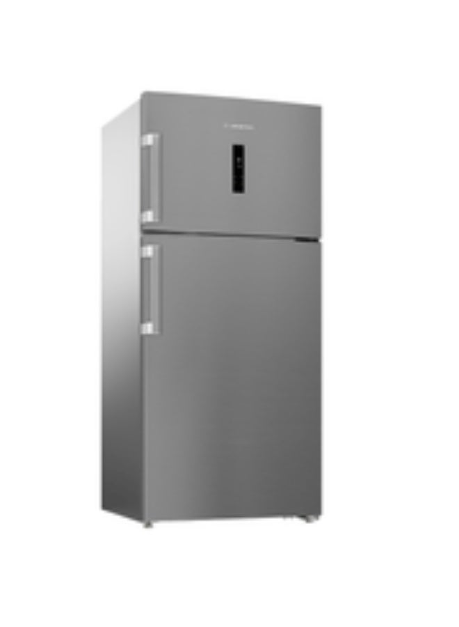 Ariston Refrigerator and freezer double door -16.4 Cu.ft - 5.8 Cu.ft - Titanium Inox - ART83F6653XSA ART83F6653XSA Titanium Inox - Image 2