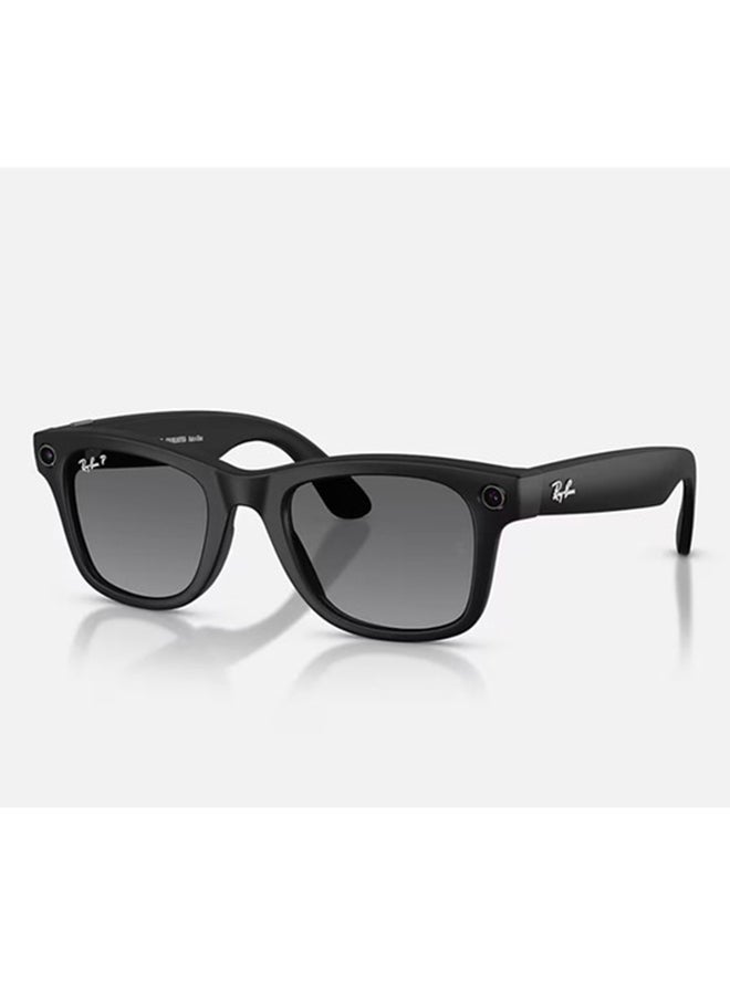 Meta Ray-Ban | Meta Wayfarer (Gen 2) Frame Matte Black Lenses Graphite - Image 1