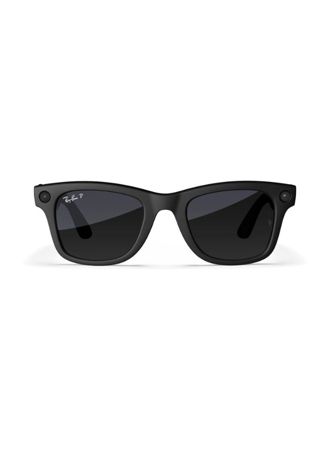 Meta RAY-BAN Wayfarer (Gen 2) Matte Black Frame Gradient Graphite Lens Standard High bridge Matte Black Gradient Graphite - Image 3