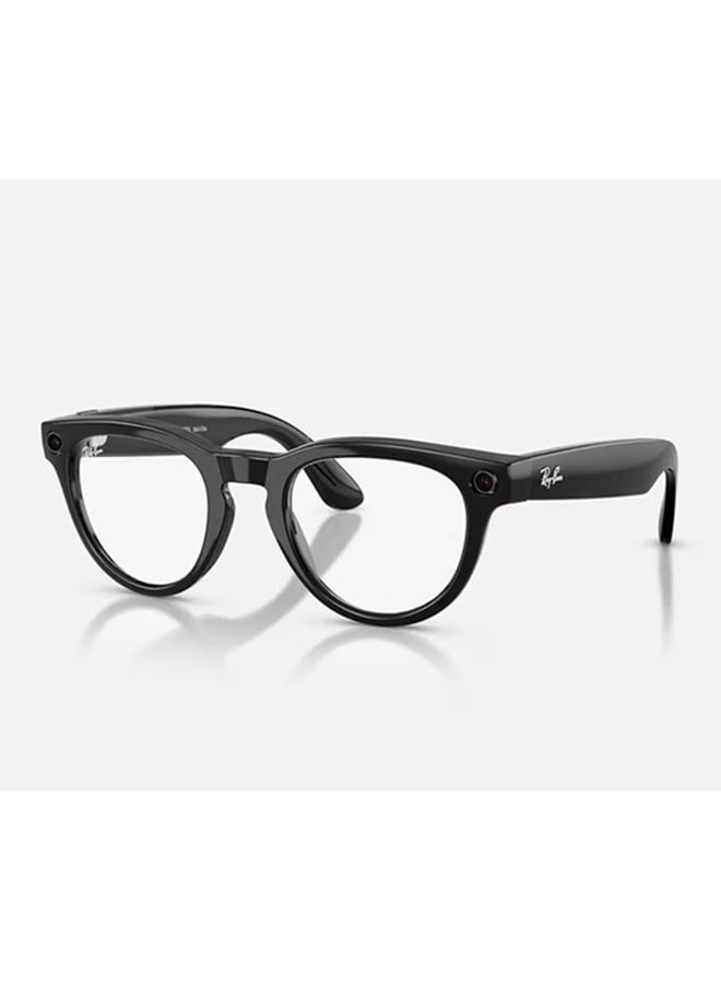 Meta Ray-Ban | Meta Headliner (Gen 2) Frame Shiny Black Lenses Clear/Graphite Green Transitions Shiny Black - Image 1