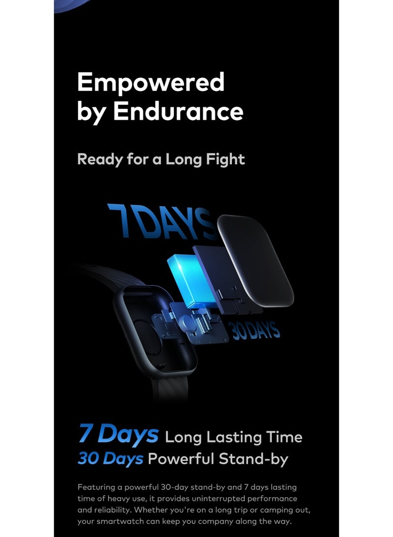 ITEL Smartwatch Storm Plus ISW-O15 2.01" Ultra-Large HD Screen | IP68 Water Resistance| Heart Monitor - Rose Gold - Image 2