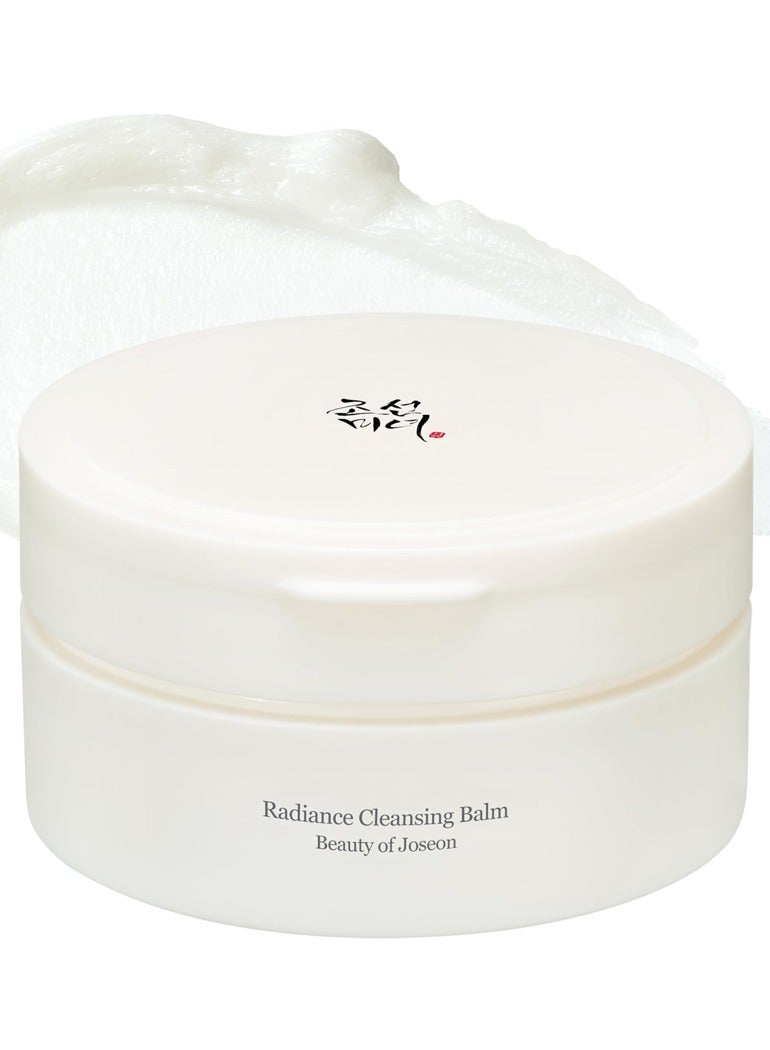 Beauty of Joseon RADIANCE CLEANSING BALM 100 ML - Melts Away Makeup , Even the most stubborn waterproof mascara is no match for our buttery cleansing balm 100 MLml