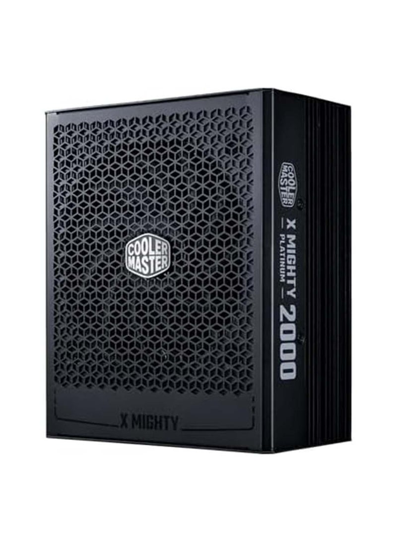 كولر ماستر X Mighty Platinum 2000W 80+ Platinum 230V ATX 3.1 Gaming Power Supply, Fully Modular, High-Efficiency PSU – Black (MPS-K001-AFBP-NBUK)