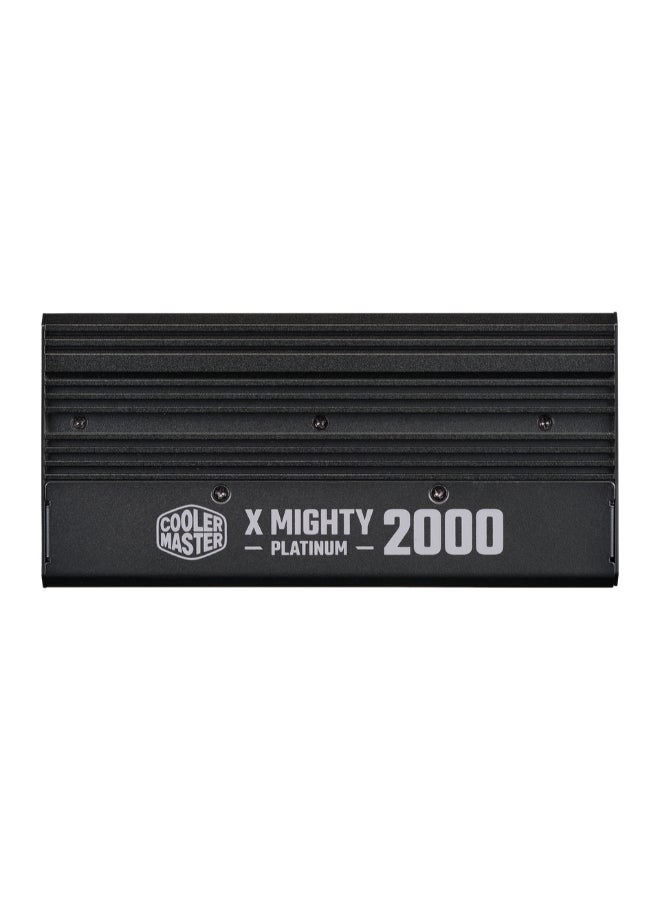 COOLER MASTER X Mighty 2000W Platinum 80 PLUS Fully Modular ATX 12V 3.1 Power Supply, Dual GPU Support, Japanese Capacitors, Digital Power Management, High-Efficiency Cooling, Black | MPS-K001-AFBP-NBUK - Image 3